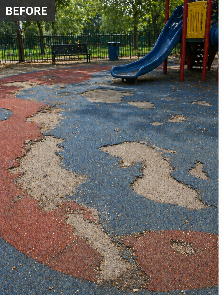 Before resurfacing
