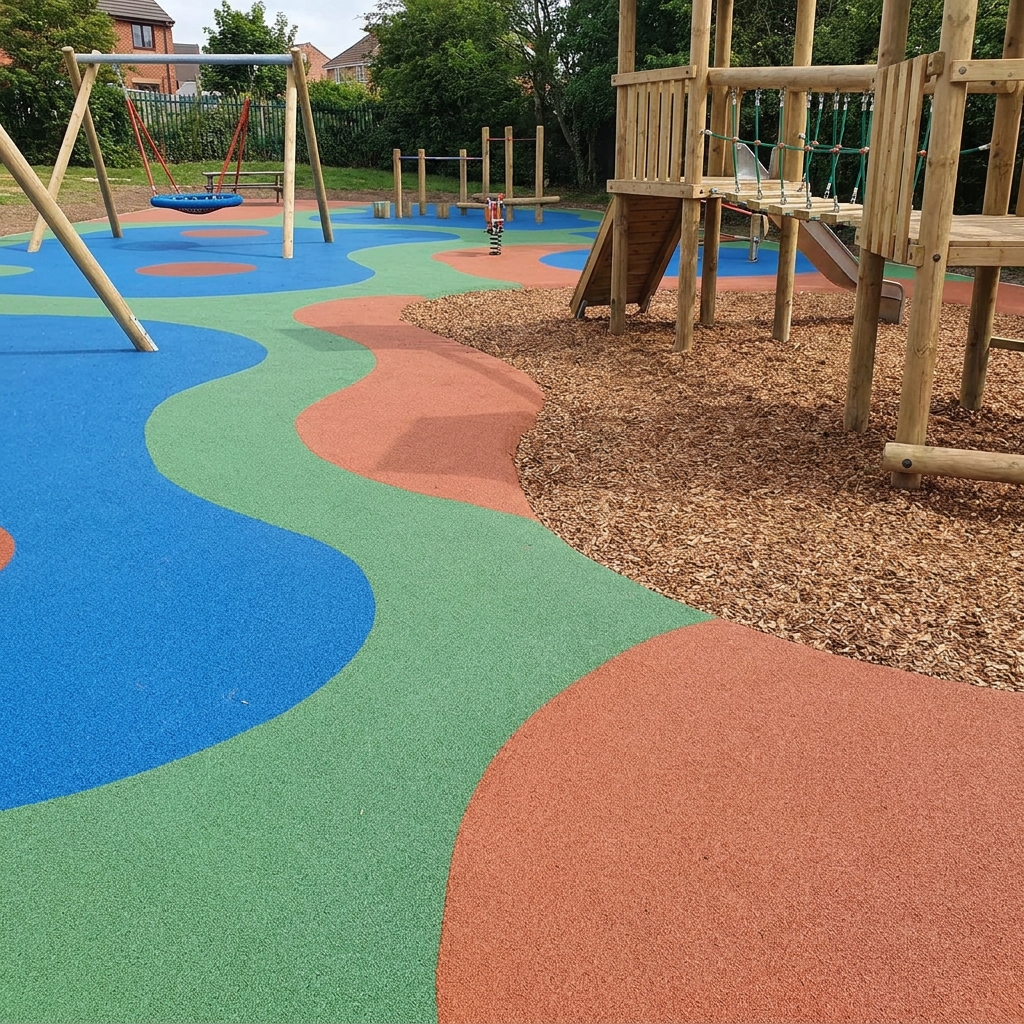 Completed outdoor area