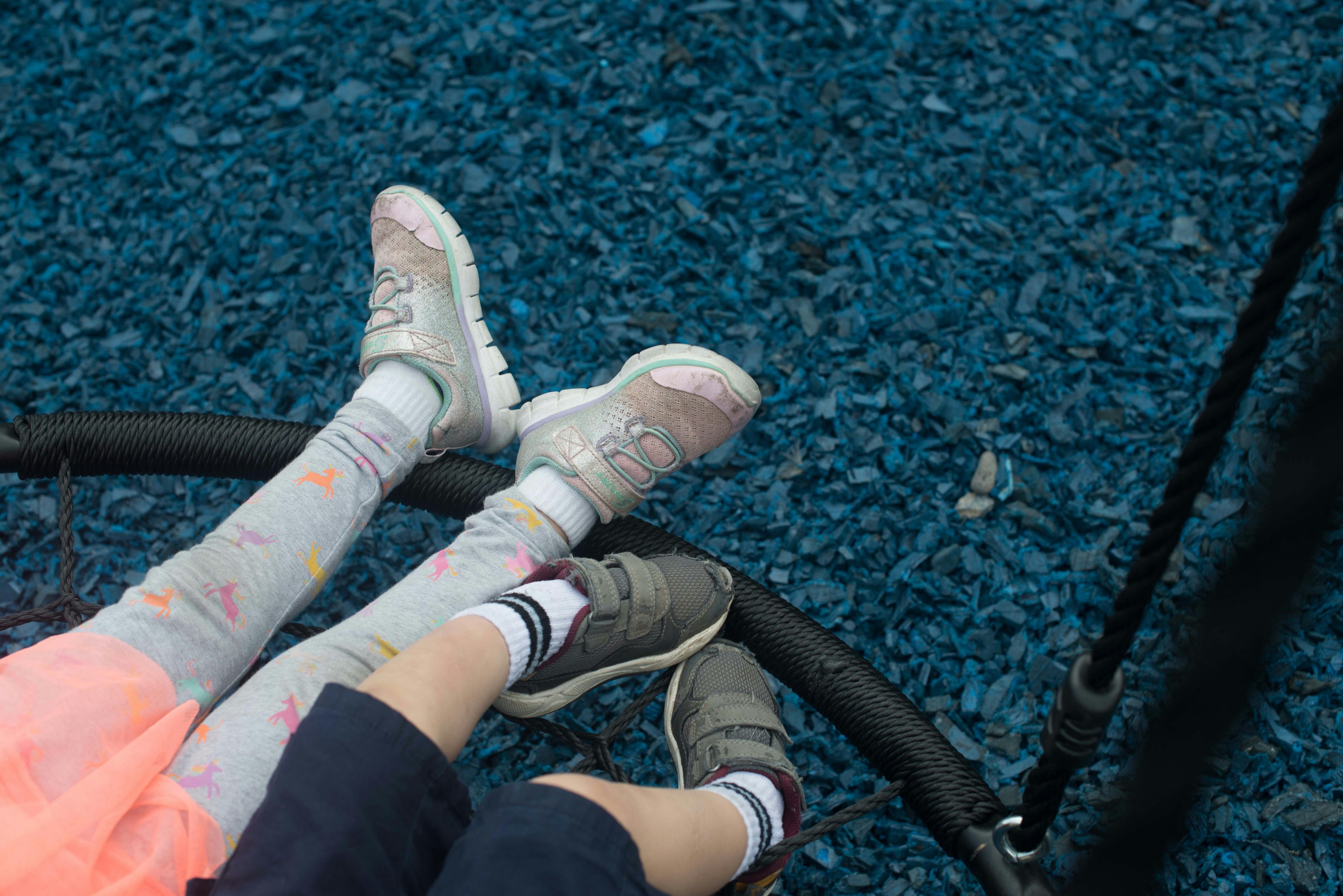 Rubber mulch surfacing