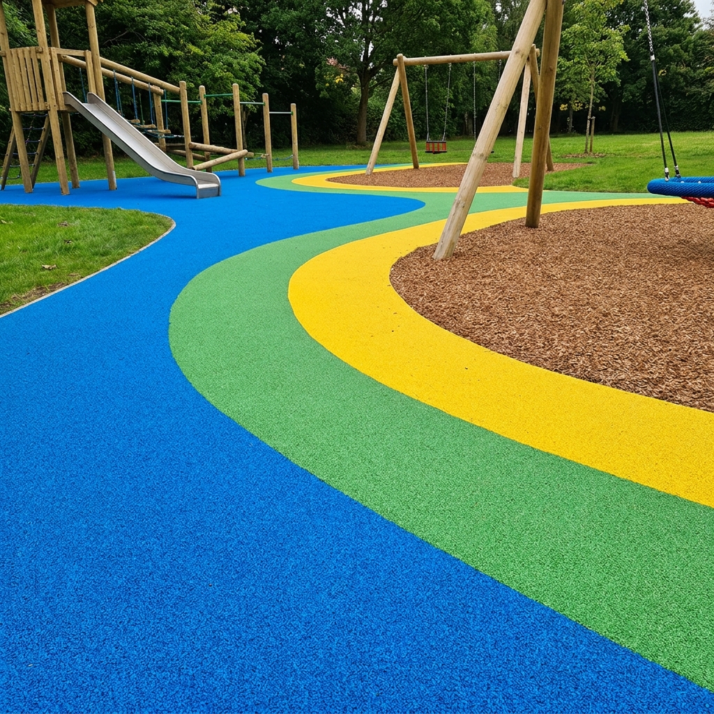 Safety surfacing for schools and nurseries